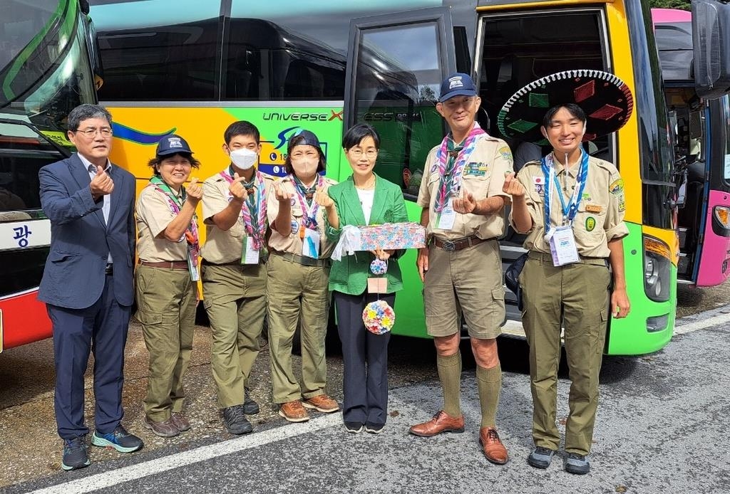 "잼버리 끝났지만 낭만은 계속" 대원들 한국 매력에 '풍덩'(종합)