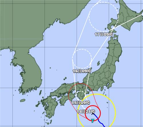 태풍 7호 '란' 내일 일본 상륙 예상…신칸센·항공편 잇단 취소