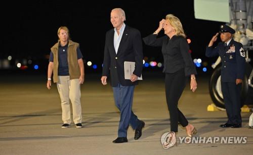 한미일 정상회의 마친 바이든, 억만장자 집 빌려 휴가