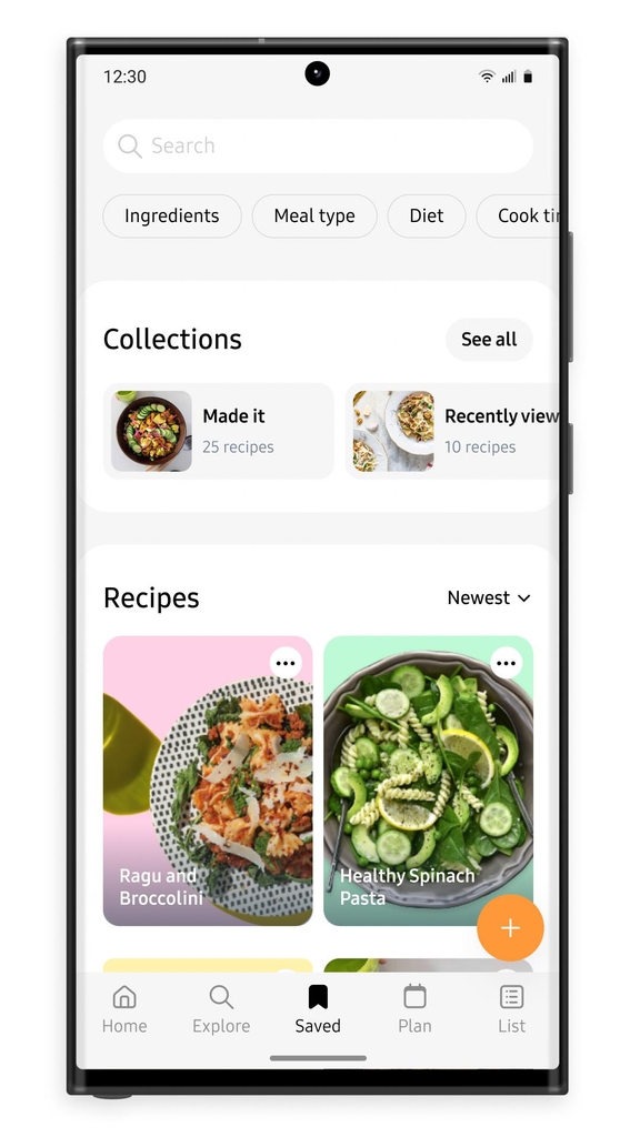 삼성전자, 주방가전 연동 식생활 AI 플랫폼 '삼성 푸드' 출시