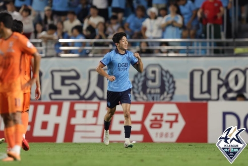 '고재현 선제골' 프로축구 대구, 제주 꺾고 7위 탈환(종합)