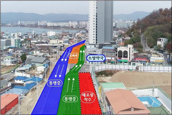 춘천 소양로 도로 확장 중 문화재 발견…정밀 조사 후 재개