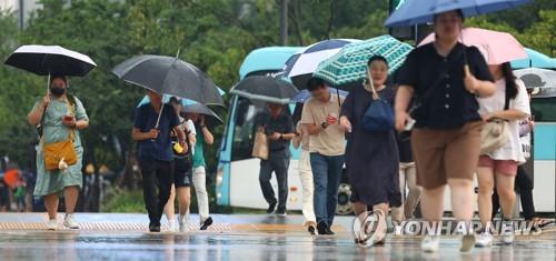 전북 흐리고 가끔 비…예상 강수량 30∼100㎜