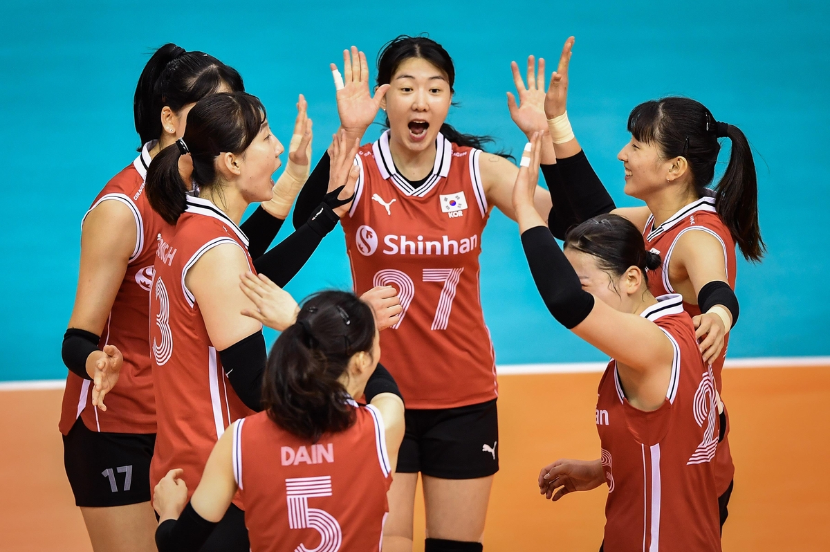 한국 여자배구, 아시아선수권서 충격패 후 대만에 진땀승
