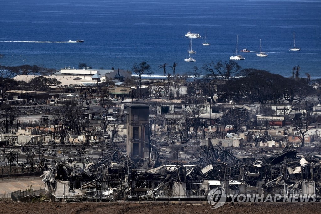 지상낙원이 어떻게…하와이 산불 희생자 눈덩이