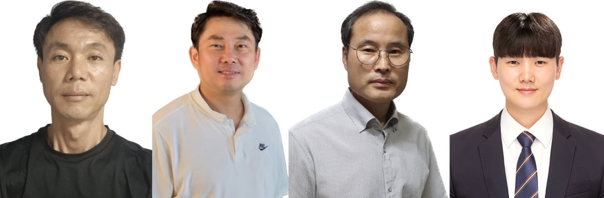 (왼쪽부터)유병조씨, 정영석씨, 한근수씨, 양승준씨. (출처=LG)