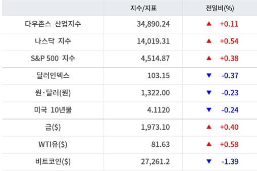 뉴욕증시, 美 민간고용·GDP 둔화에 상승…애플 2%↑ [출근전 꼭 글로벌브리핑]