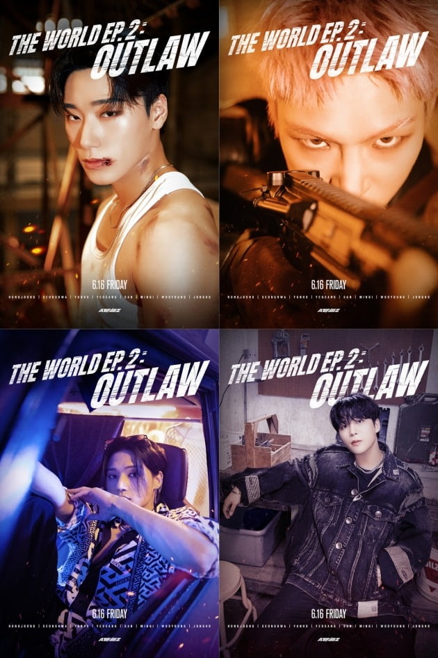 ATEEZ releases poster for 9th mini album 'The World Episode 2: Outlaw'