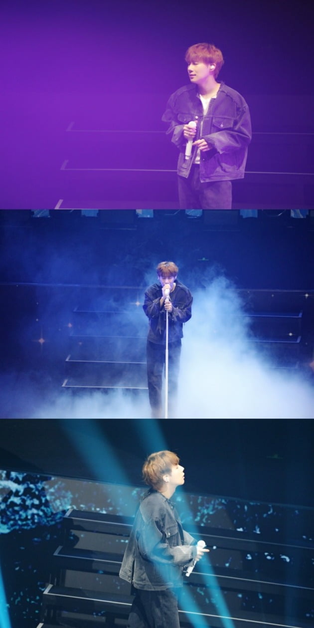 Kim Seong-gyu, Fantastic Live at Taiwan Solo Concert... "I wish I could do another great performance"