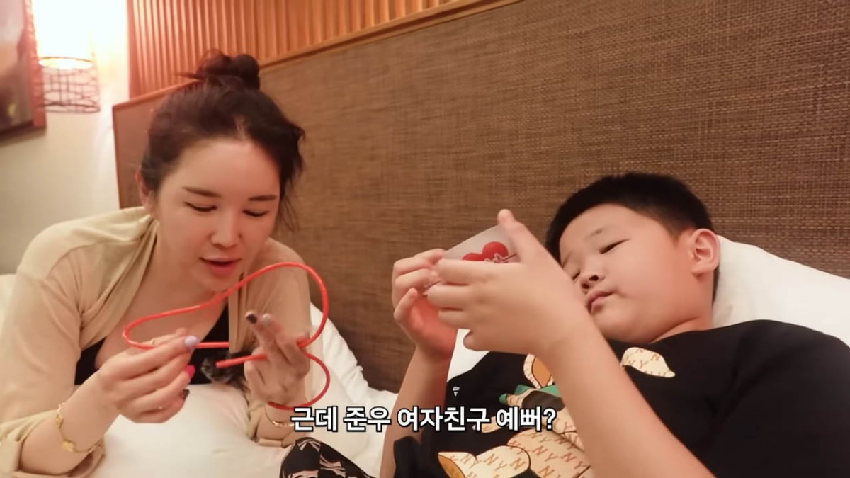 Jang Young-ran, elementary school son, "I have a girlfriend," and 'mother-in-law mode'... "Pretty?"