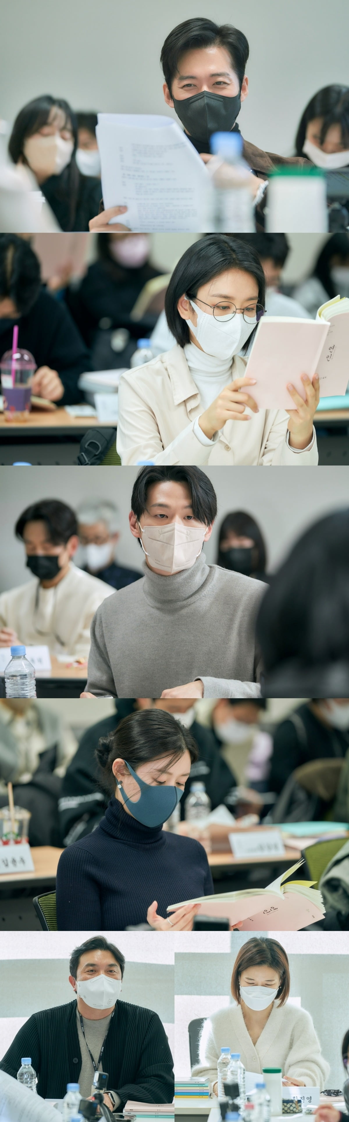 Namgoong Min-pyo took off her veil in historical drama 'Lovers'... Lee Da-in also attended the reading