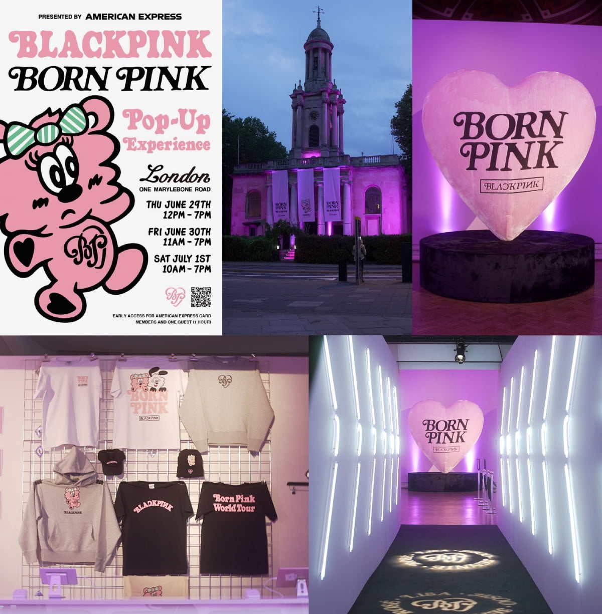 BLACKPINK X VERDI 'Born Pink Capsule Collection' debuted in London