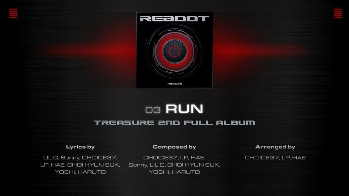 Treasure unveils the highlight sound source for the b-side song 'RUN' in the 2nd regular album