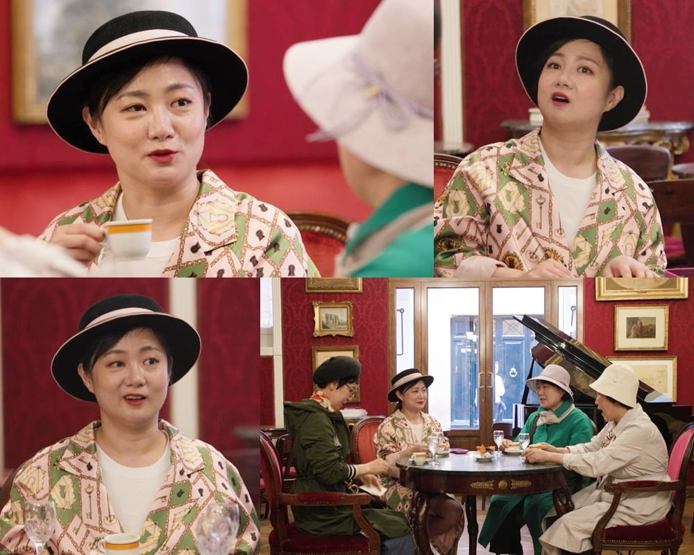 Park Narae's mother complained that espresso was like herbal medicine while on a trip to Italy.