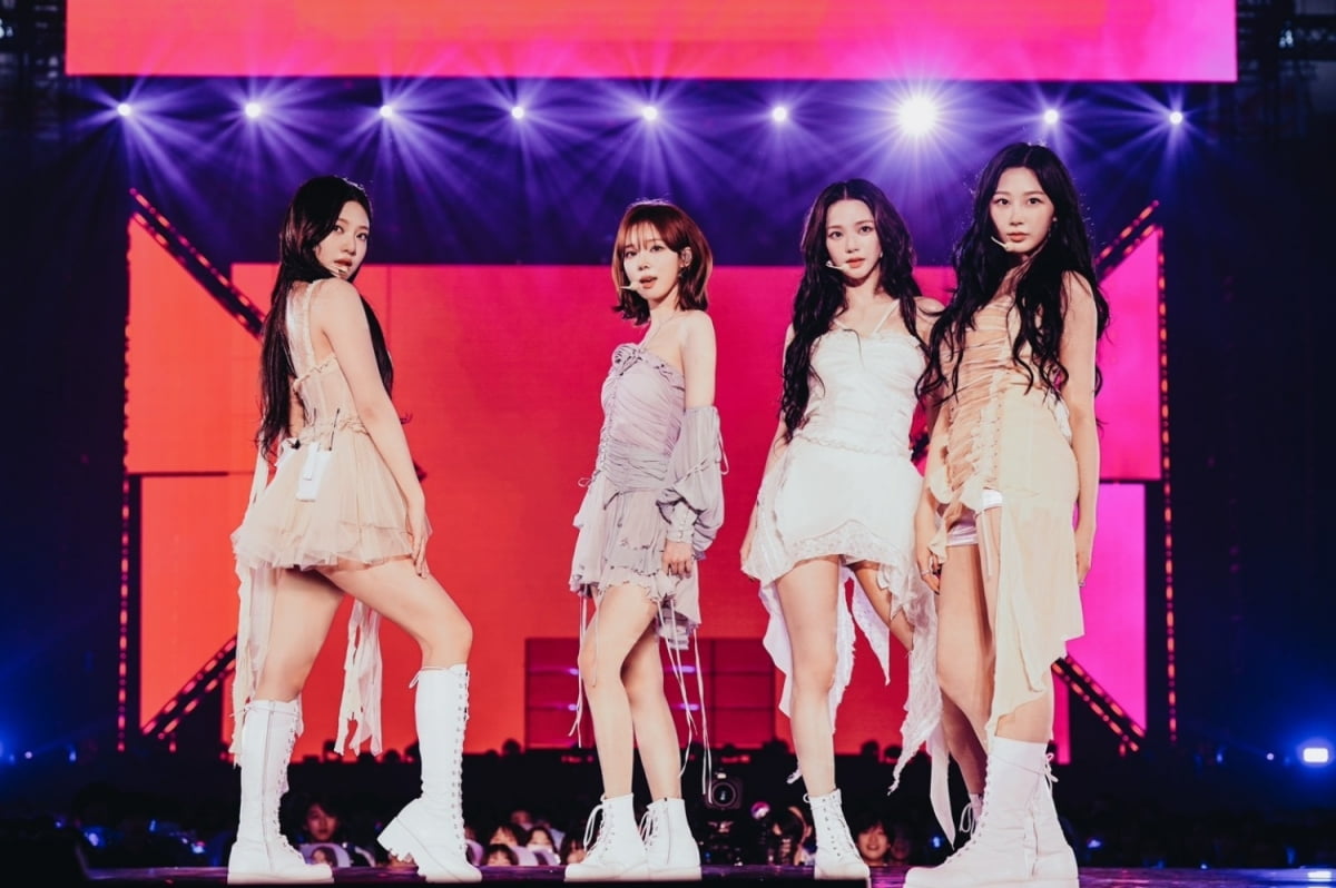 Girl Group Aespa performed in Tokyo Dome for the shortest period of time as an overseas singer