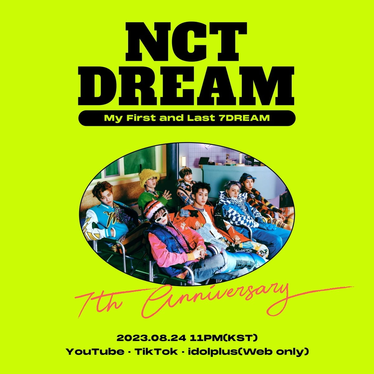 NCT DREAM will hold a special live broadcast to celebrate the 7th anniversary of their debut.