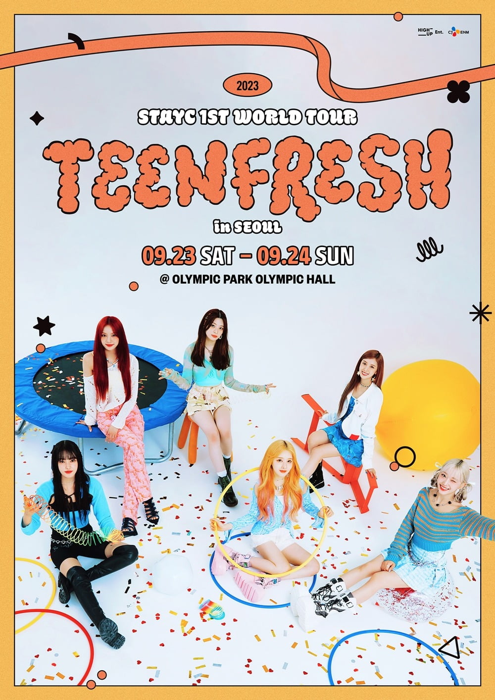 스테이씨 첫 월드투어 ‘TEENFRESH’ 서울 콘서트 포스터 / 사진제공=하이업엔터테인먼트