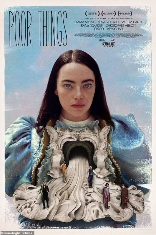 Emma Stone releases local poster for Yorogos Lanthimos' new work 'Poor Things'