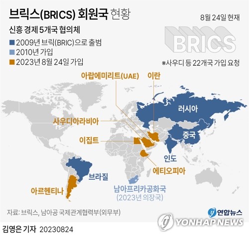 미, 중동 입지 흔들…오랜 동맹국 브릭스로 줄줄이 갈아타기