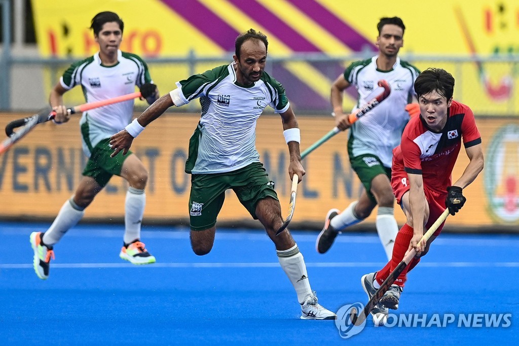 한국 남자하키, 아시안 챔피언스트로피서 파키스탄과 무승부