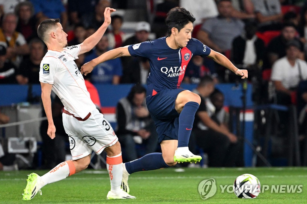 이강인, PSG 데뷔전서 빼어난 활약…PSG는 로리앙과 0-0 무승부