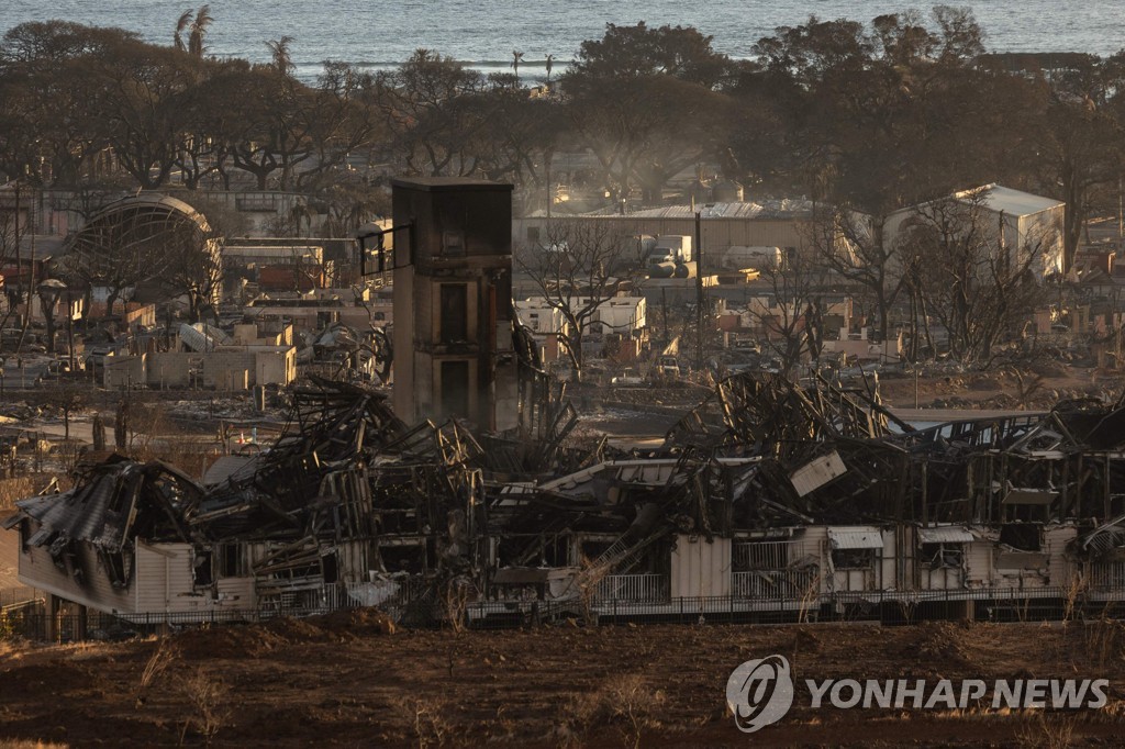 하와이 산불 생존자 건강도 비상…미세먼지에 우울증까지