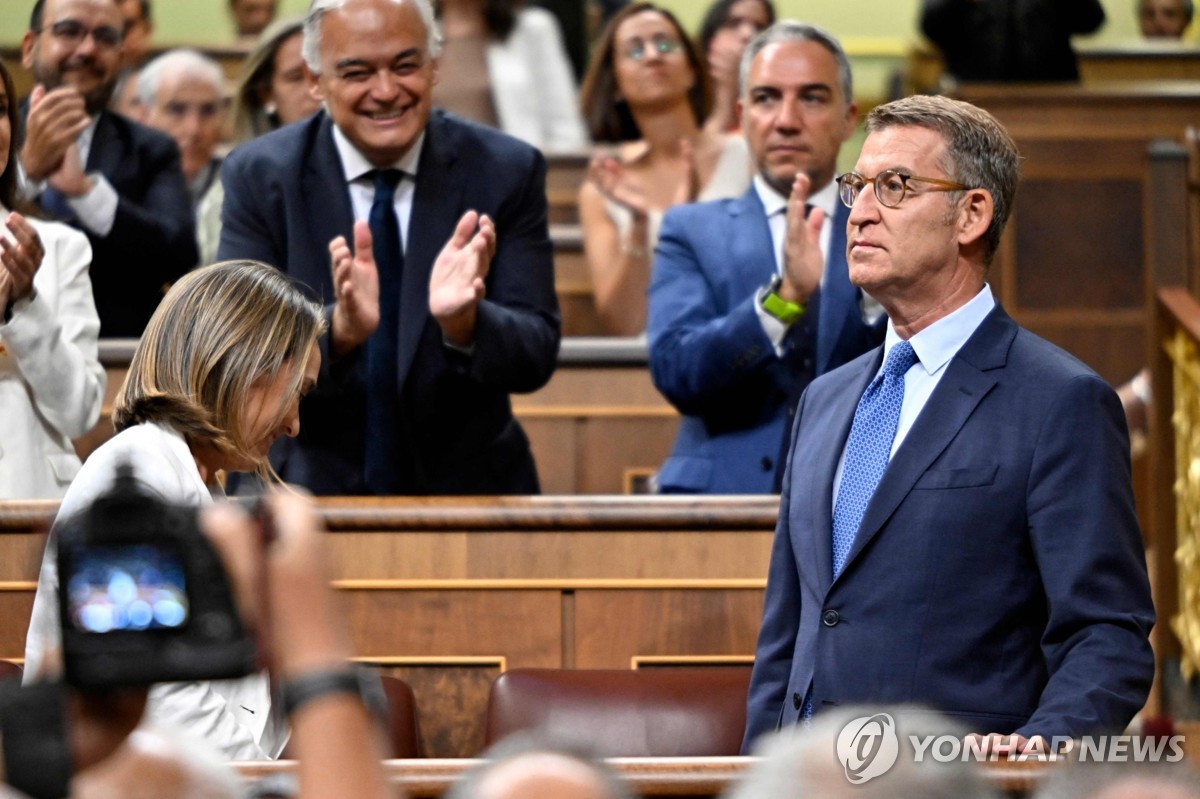 스페인, 내달 27일 총리 선출 투표…우파 야당 대표가 후보