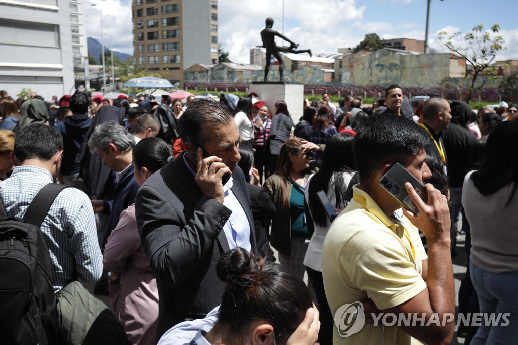 콜롬비아 수도 보고타 인근서 규모 6.3 지진…현지인 1명 사망