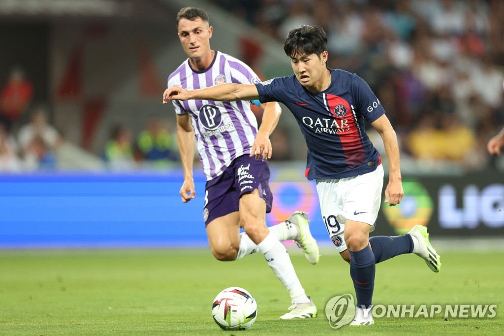 이강인과 교체 투입된 음바페 선제골에도…PSG, 툴루즈와 1-1