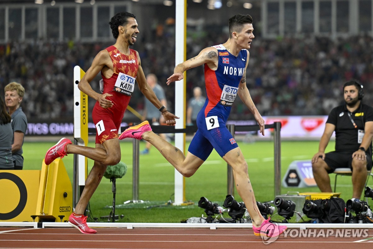 첫날 넘어졌던 볼, 마지막 1,600ｍ 계주에서 드라마 같은 역전극