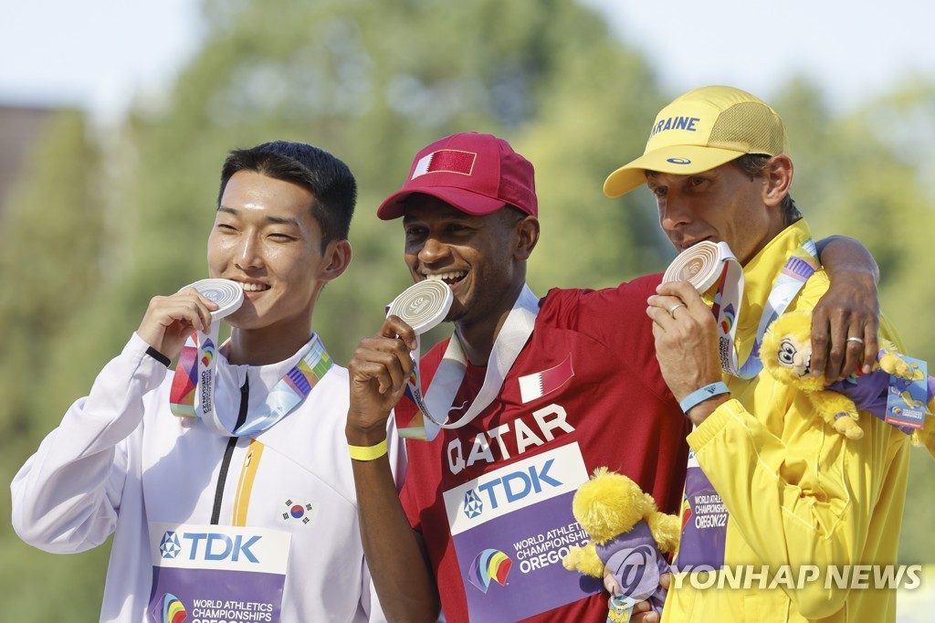 우상혁, 올해 세계육상선수권 우승하면 포상금 1억9천200만원