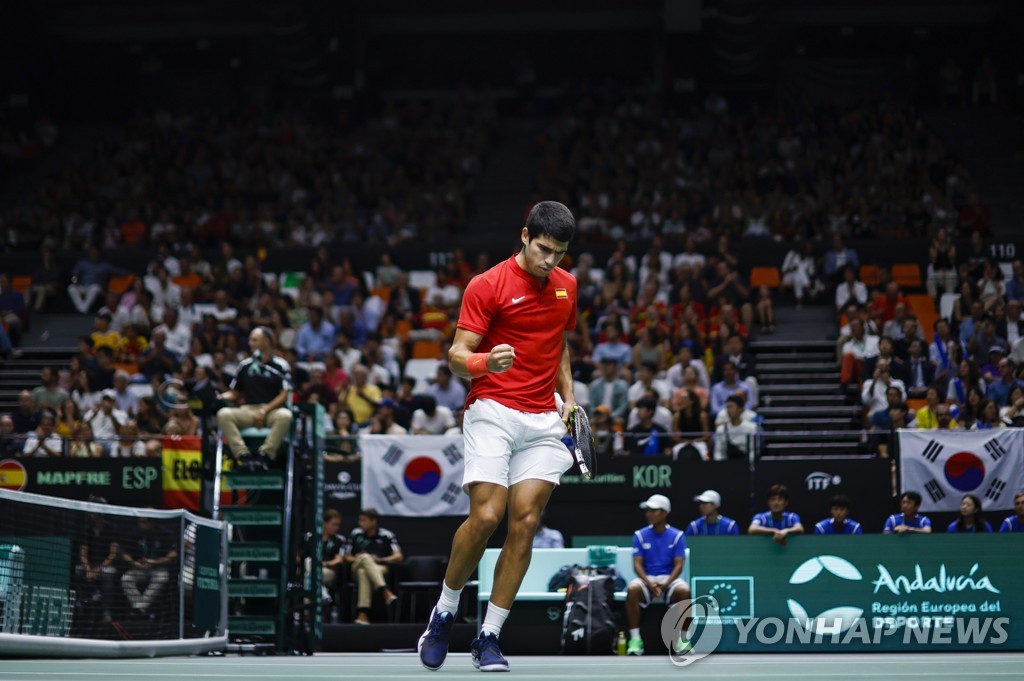 한국 테니스, 9월 데이비스컵에서 알카라스·조코비치와 격돌