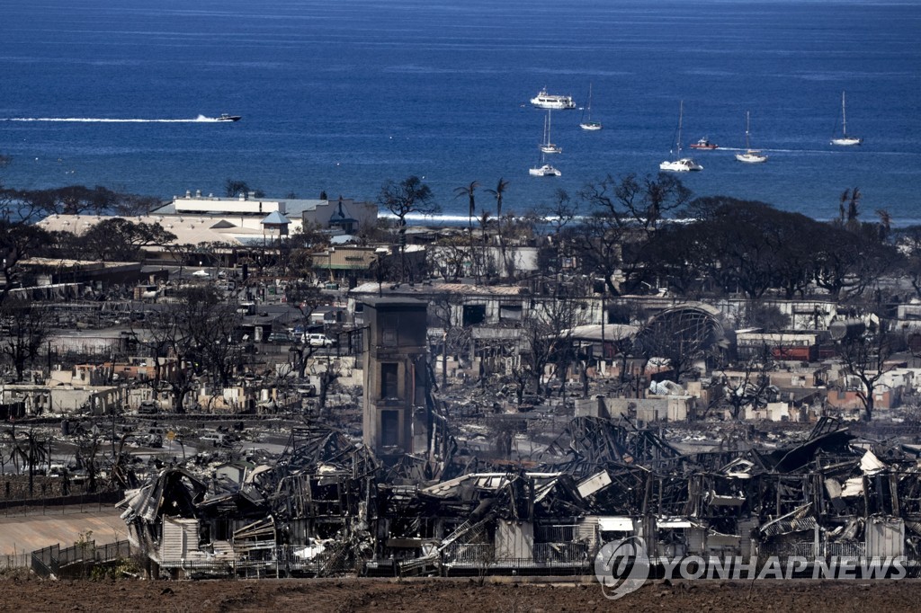 하와이 산불 대응에 의문 증폭…당국 "의사결정 과정 조사"