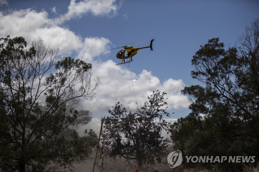 美 하와이 산불 사망자 96명으로 늘어…화재 7일째 계속돼