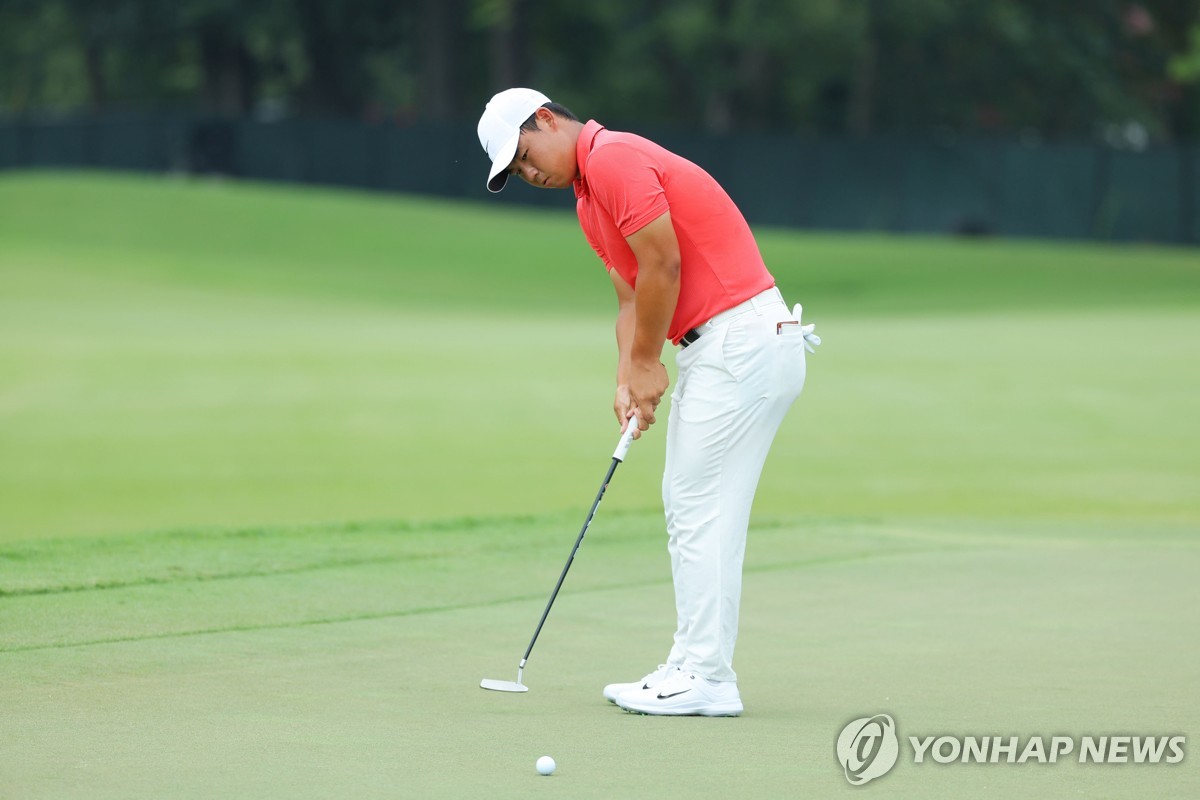 김주형, PGA 시즌 최종전 첫날 공동 14위…모리카와 깜짝 선두