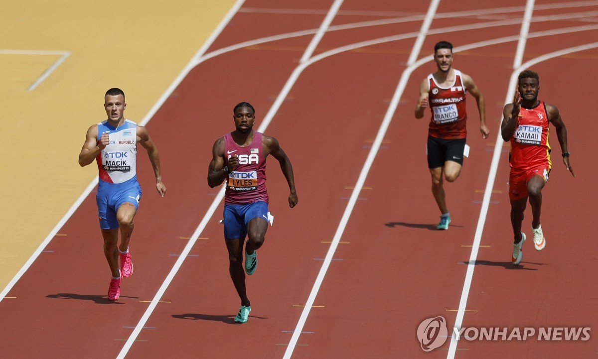 고승환, 세계육상선수권 남자 200ｍ 46위로 예선 탈락…21초09