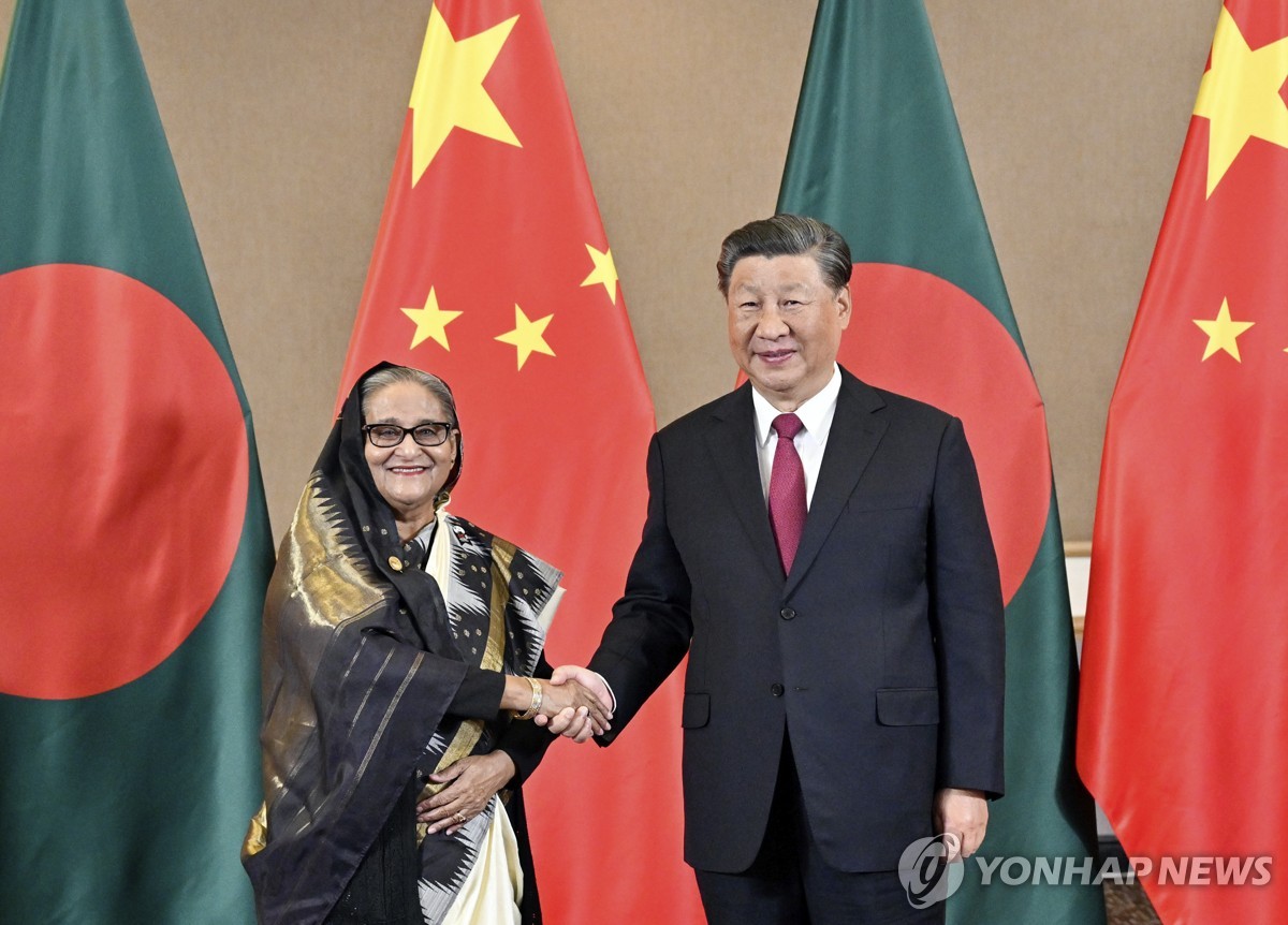 시진핑, 남아공서 방글라데시 총리에 일대일로 협력 촉구