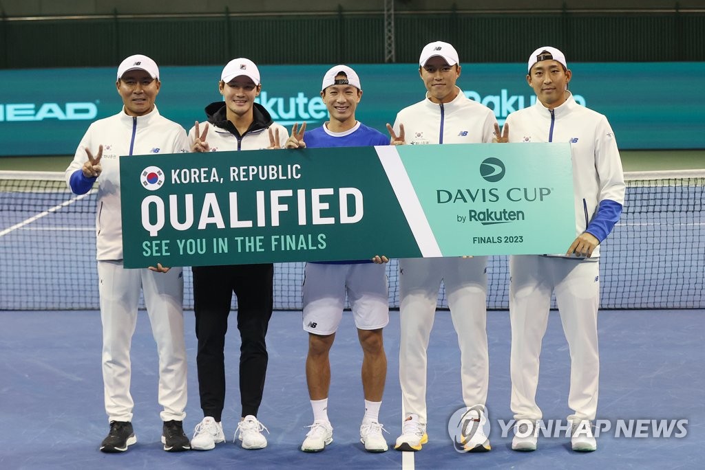 한국 테니스, 9월 데이비스컵에서 알카라스·조코비치와 격돌