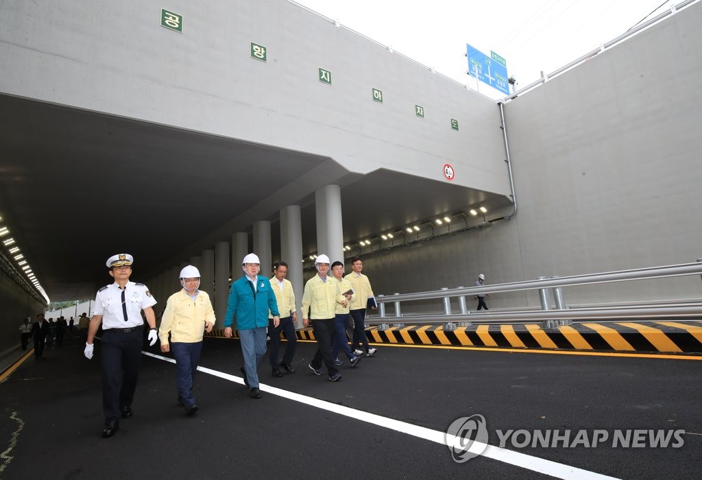 제주국제공항 앞 지하차도 16일 임시 개통