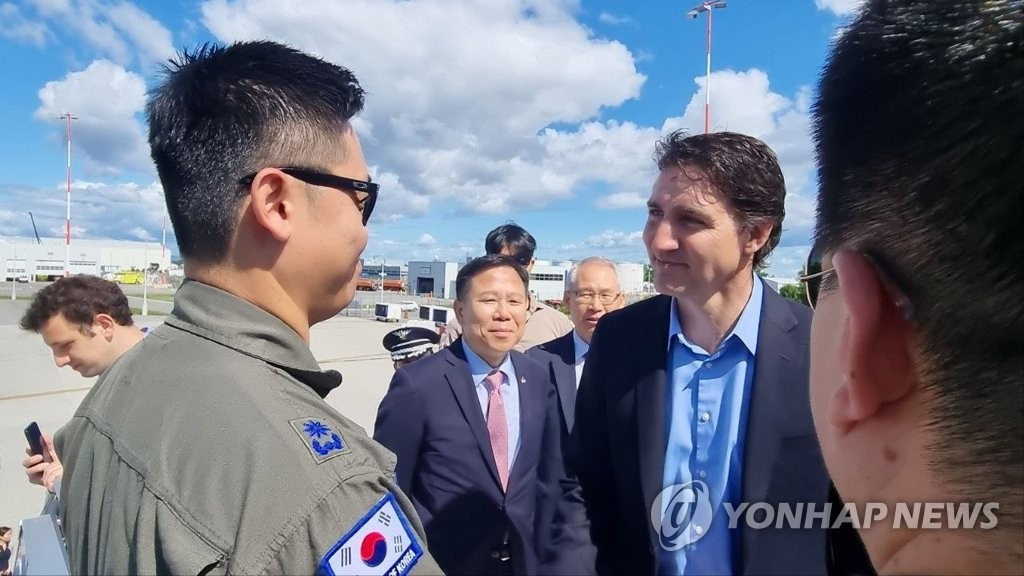 트뤼도 "韓 산불진화 영웅 감사" 尹대통령 "양국 우호 전기"(종합)