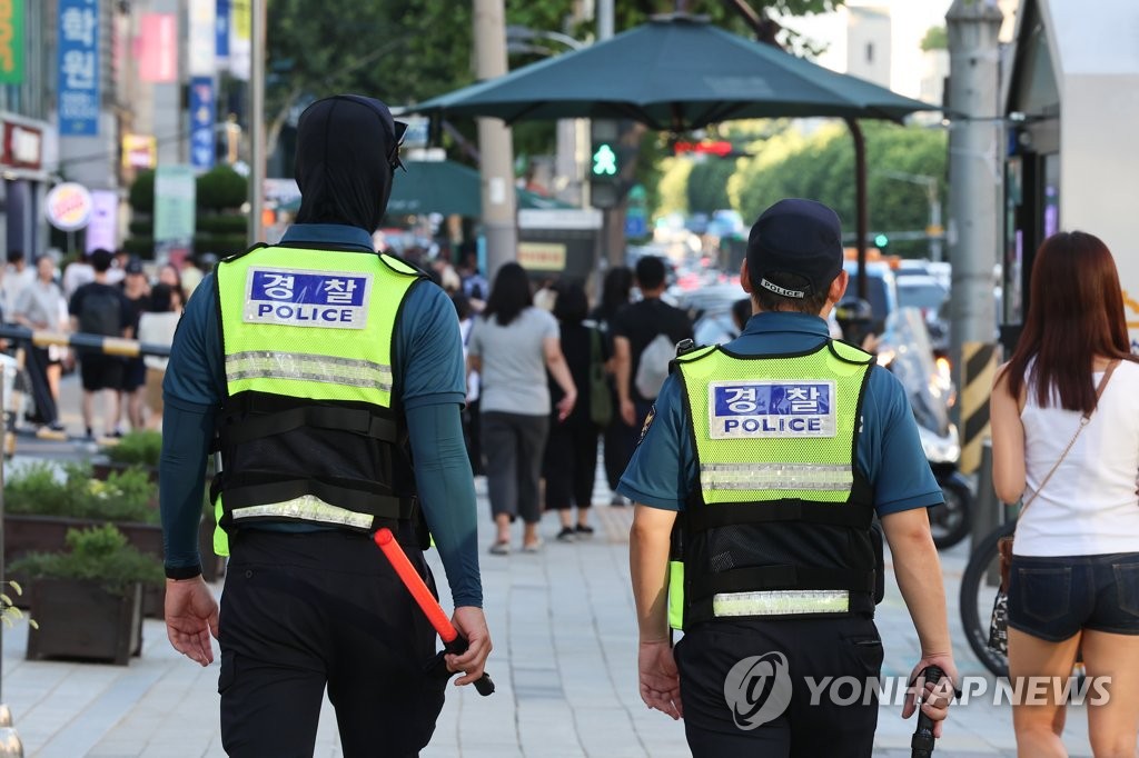 용인 처인구 도로서 흉기 들고 배회하던 40대 현행범 체포