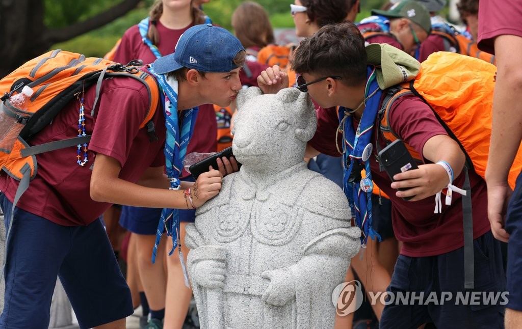 박물관에서 배우는 K-문화…잼버리 참가자에 영어해설·체험행사