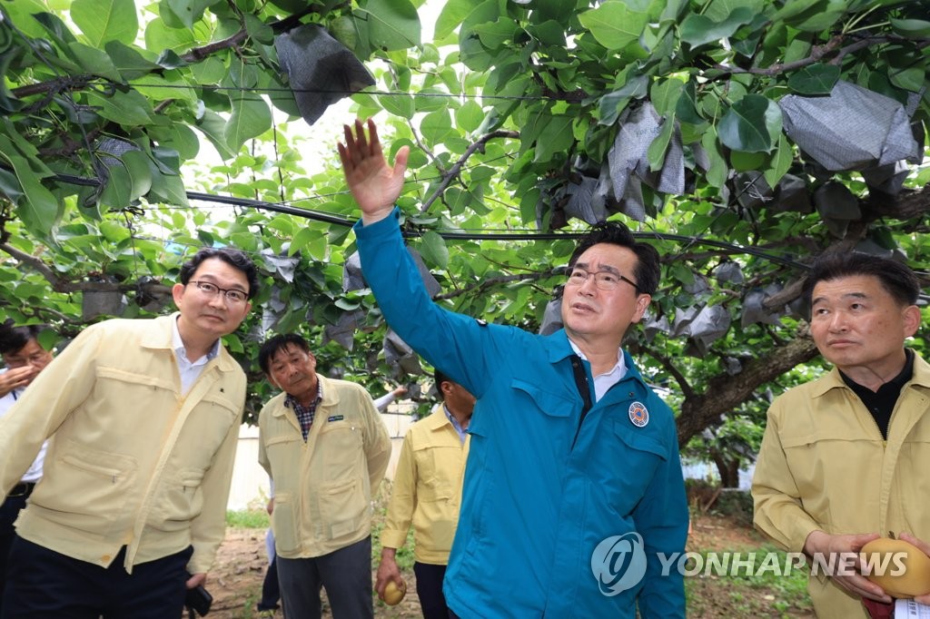 농식품부 장관, 농가 폭염 대응·추석 성수품 수급상황 점검