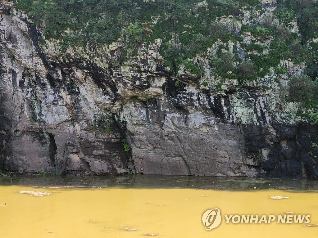 [태풍 카눈] '세계유산 도전' 국보 반구대 암각화, 13일 만에 또 침수