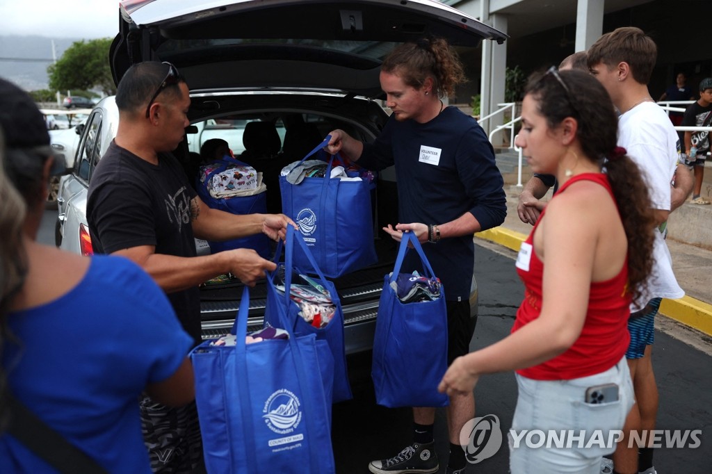 발생 1주 하와이산불 사망 100명 넘겨…"알로하 정신 어디에"