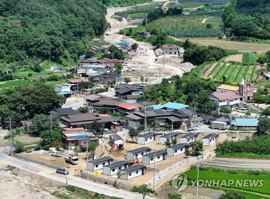 [르포] 예천 수해 피해 한달…복구 작업에도 여전한 상흔(종합)