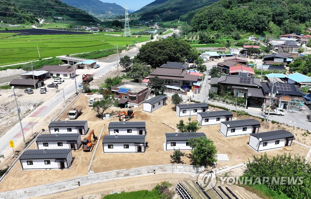 [르포] 예천 수해 피해 한달…복구 작업에도 여전한 상흔(종합)