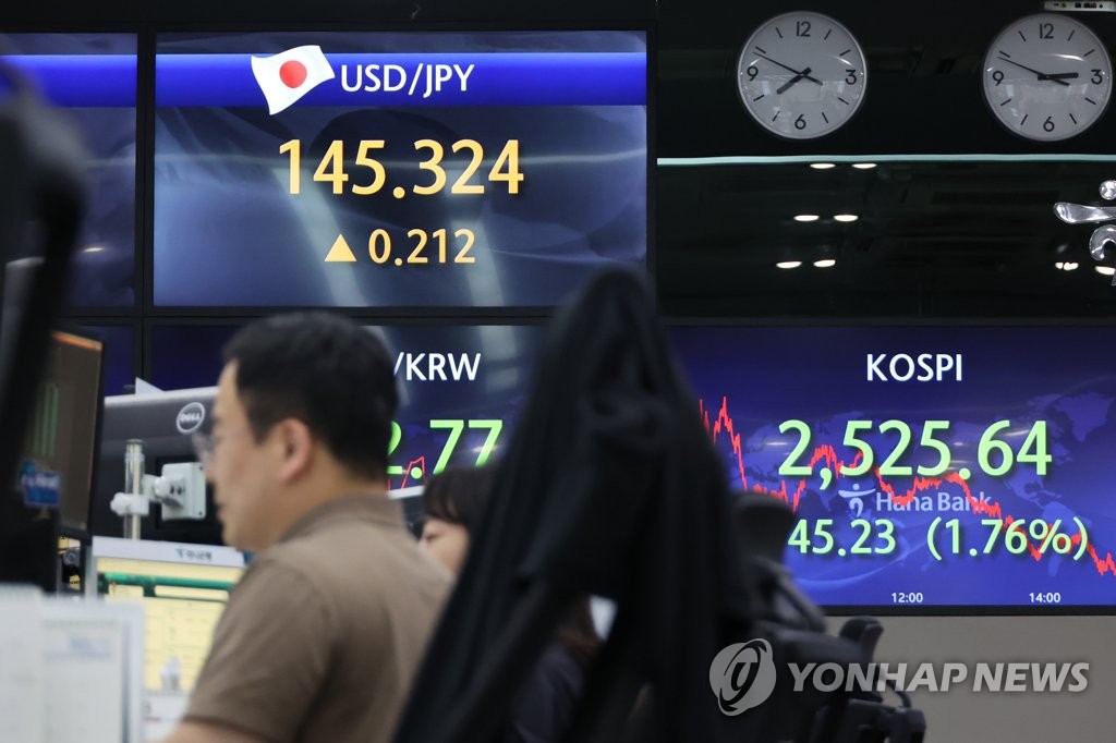 G2발 금융위기 확산…코스피 2,400까지 떨어지나