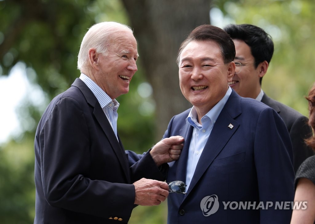 [한미일 정상회의] 美, 인·태 전략 사실상 완성…對中 견제망 공고화