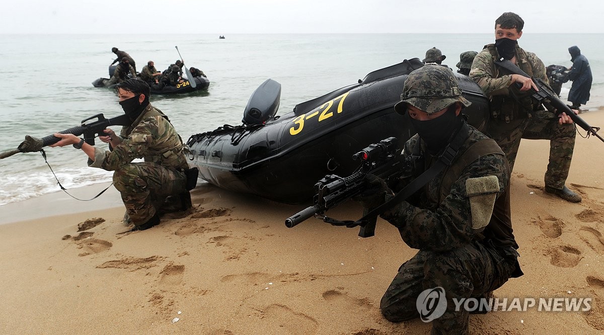 한미 특전사, 해상침투 훈련…"연합 특수작전 능력 강화"